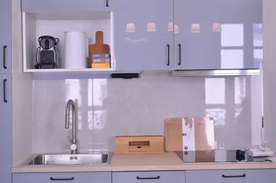 Cuisine ou kitchenette dans l'établissement Appt Paris11 Charonne
