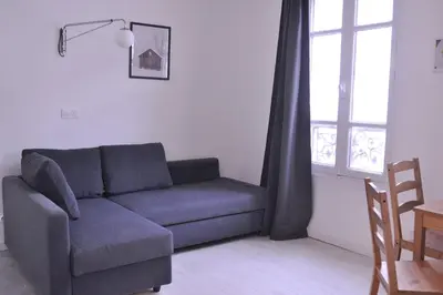Coin salon dans l'établissement Appt Paris11 Charonne