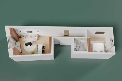 Plan de l'établissement Chic apartment - 1BR-4P -AC- Marais-Vosges