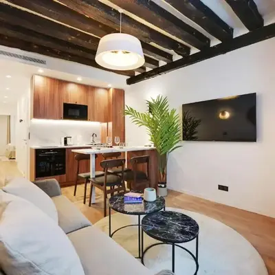 Chic apartment - 1BR-4P -AC- Marais-Vosges