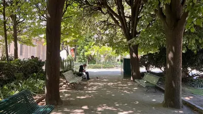 Jardin de l'établissement Tenderness at Notre Dame, DELACROIX