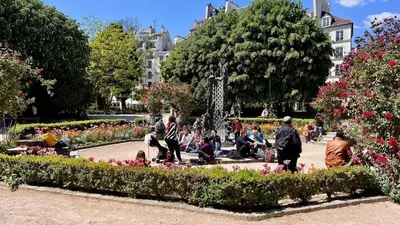 Jardin de l'établissement Tenderness at Notre Dame, DELACROIX