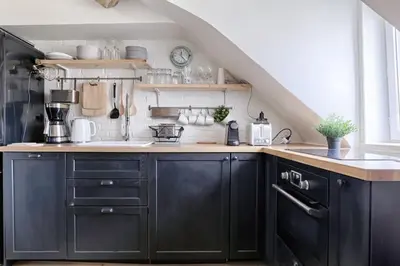 Cuisine ou kitchenette dans l'établissement MyKeypers - Fantastic Designed Parisan LOFT 2BR/6P- Le Marais