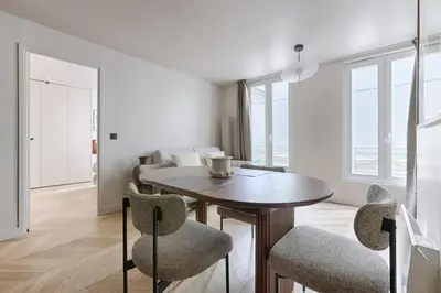 Coin salon dans l'établissement MyKeypers - Luxury & Design Flat 1BR/4P- Bastille