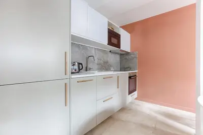 Cuisine ou kitchenette dans l'établissement MyKeypers - Chic & Elegant Flat 2BR/6P- République