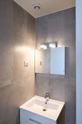 Salle de bains dans l'établissement Au cœur de Montmartre Paris lovers