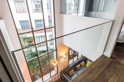 Plan de l'établissement Bastille - Elegant duplex loft -6P
