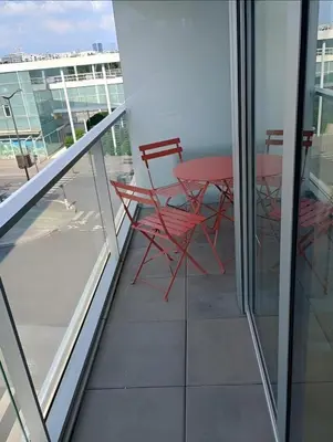 Balcon ou terrasse dans l'établissement Modern and Smart - Paris 13 Bibliothèque François Mitterrand