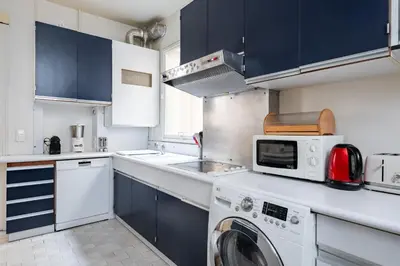 Cuisine ou kitchenette dans l'établissement Veeve - Clichy Couture