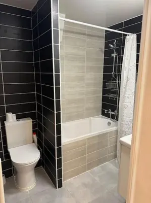 Salle de bains dans l'établissement Cosi apartment near La Défense