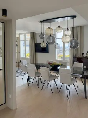 Coin salon dans l'établissement Montmartre Residence