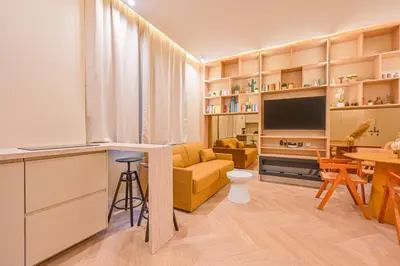 Télévision ou salle de divertissement dans l'établissement Appartement Quartier Latin