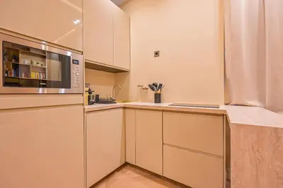 Cuisine ou kitchenette dans l'établissement Appartement Quartier Latin