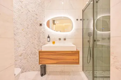 Salle de bains dans l'établissement Appartement Quartier Latin