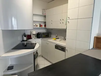Cuisine ou kitchenette dans l'établissement L'assomption au calme paris 16e