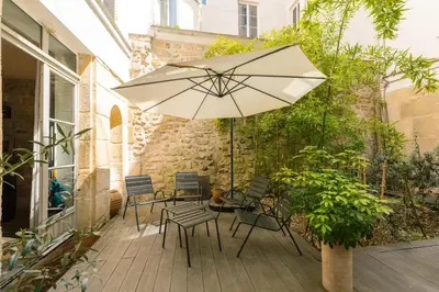 Terrasse ou espace extérieur de l'établissement Le Petit Nid - 2 personnes - Paris 3 - Terrasse