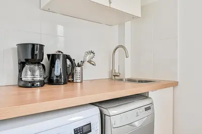 Cuisine ou kitchenette dans l'établissement L'Evadé - 4 pers - Wifi