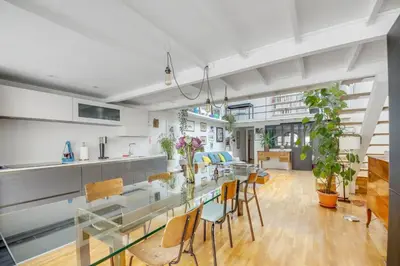 Coin salon dans l'établissement Paris Super Loft Overtop