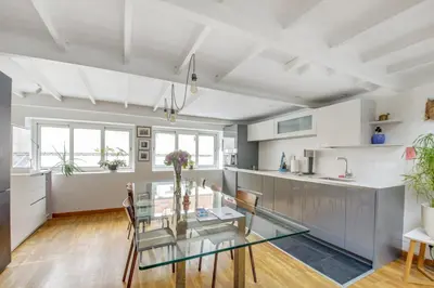 Cuisine ou kitchenette dans l'établissement Paris Super Loft Overtop