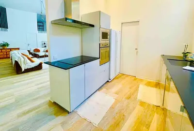 Cuisine ou kitchenette dans l'établissement Maison/loft Paris 14eme