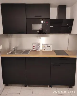 Cuisine ou kitchenette dans l'établissement Studio Paris