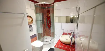 Salle de bains dans l'établissement Studio de luxe les champs Élysées 2