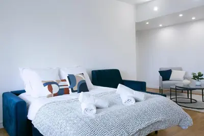 Un ou plusieurs lits dans un hébergement de l'établissement Majestic & Idyllic Parisian Flat - Champs-Elysées