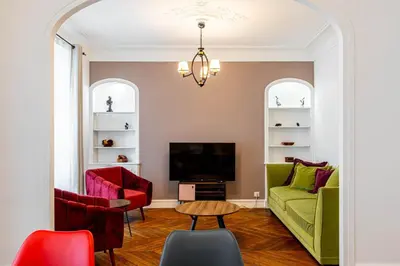 Coin salon dans l'établissement GuestReady -Apt familial en bordure de la Capitale