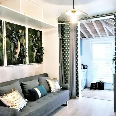 Coin salon dans l'établissement Home in Paris Orsay - Grenelle Romantic Flat