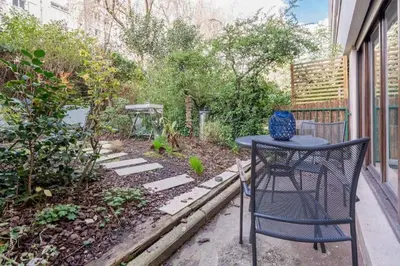 Jardin de l'établissement Appartement design avec jardin privatif