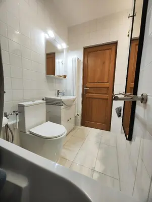 Salle de bains dans l'établissement Studio de charme toits parisiens