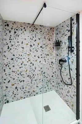 Salle de bains dans l'établissement Pavillon Eden « L’Écrin »