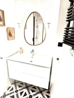 Plan de l'établissement Appartement cosy à Paris 130 m² avec projecteur !