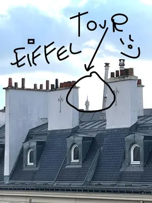 Plan de l'établissement Appartement cosy à Paris 130 m² avec projecteur !