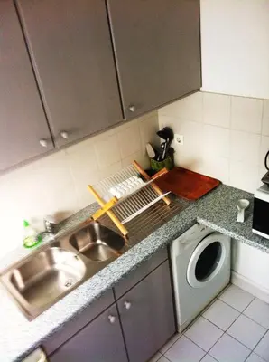 Cuisine ou kitchenette dans l'établissement 1-bedroom apartment close to La Défense-Paris