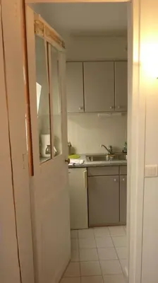 Cuisine ou kitchenette dans l'établissement 1-bedroom apartment close to La Défense-Paris