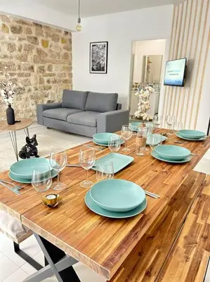 Coin salon dans l'établissement Chic in Paris - Oberkampf