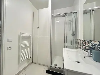 Salle de bains dans l'établissement Chic in Paris - Oberkampf