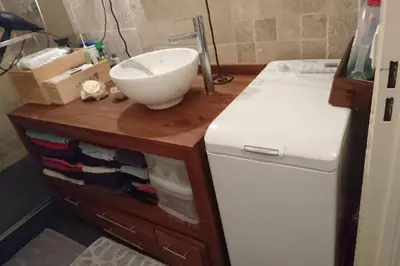 Salle de bains dans l'établissement Excellent Appart totalement rénové