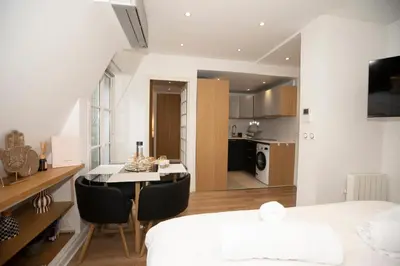 Cuisine ou kitchenette dans l'établissement Marais-Pompidou 3, Rue Simon le Franc - 4 people
