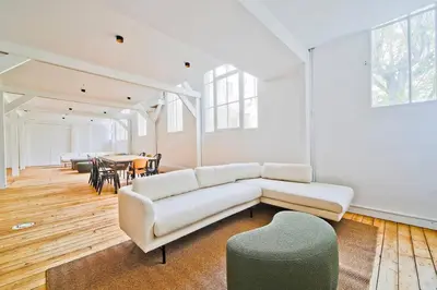 Coin salon dans l'établissement Sublime Loft à St Germain (3 chambres)