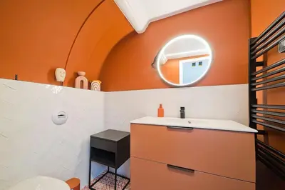 Salle de bains dans l'établissement Sublime Loft à St Germain (3 chambres)