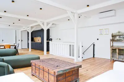 Coin salon dans l'établissement Sublime Loft à St Germain (3 chambres)