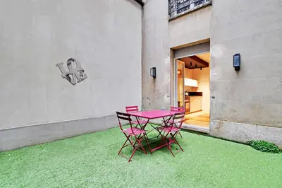 Terrasse ou espace extérieur de l'établissement Chic apartment - 1BR-4P - Trocadero
