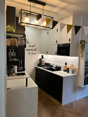 Cuisine ou kitchenette dans l'établissement Paris 16 lux and cozy 2 bedroom