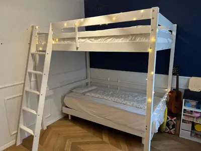 Un ou plusieurs lits dans un hébergement de l'établissement Paris 16 lux and cozy 2 bedroom