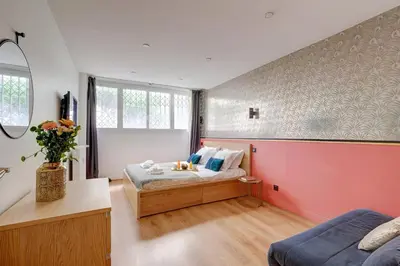 Coin salon dans l'établissement 370 Anthony - Superbe Appartement à Paris