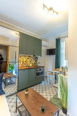 Cuisine ou kitchenette dans l'établissement LEDION PARIS 14