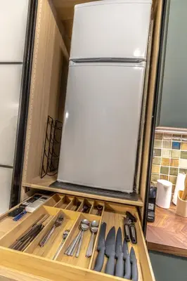 Cuisine ou kitchenette dans l'établissement LEDION PARIS 14