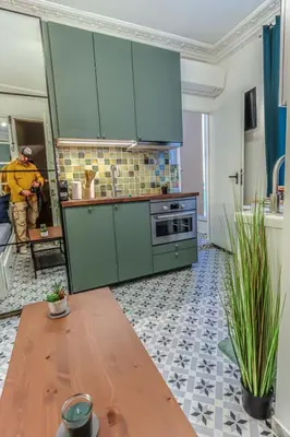 Cuisine ou kitchenette dans l'établissement LEDION PARIS 14